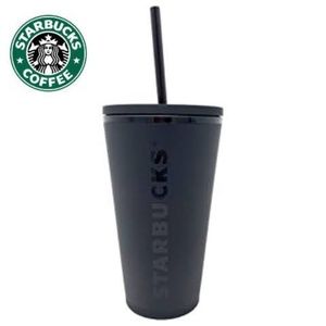 Compare@$79-$85💕Find A Cure☕️Matte Black Starbucks Tumbler